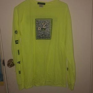 PEDALS BY PEDALS AND PEACOCKS Neon Green Shirt